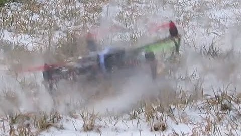 Hobbyking Deadcat quadcopter quick flight almost crash