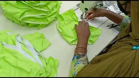 Label Attach Without Mark (Follow Measurement Guide) , Single Needle Lockstitch Machine (SNLS).