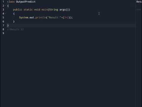 Output Prediction on Core Java