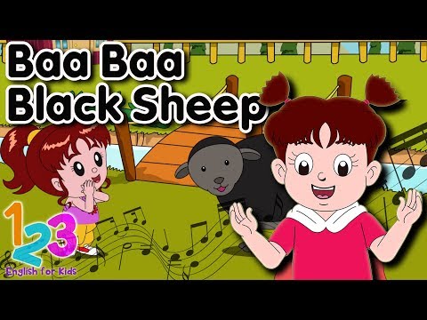 Bernyanyi Bahasa Inggris ~ Bernyanyi Lagu Baa Baa Black Sheep | English For Kids