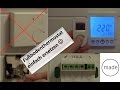 Raumthermostat für Fußbodenheizung + austauschen + anschließen