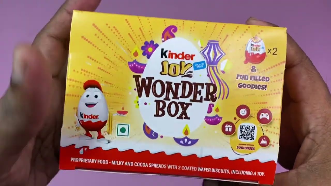 Kinder Joy wonder box with wonder gadgets unboxing 
