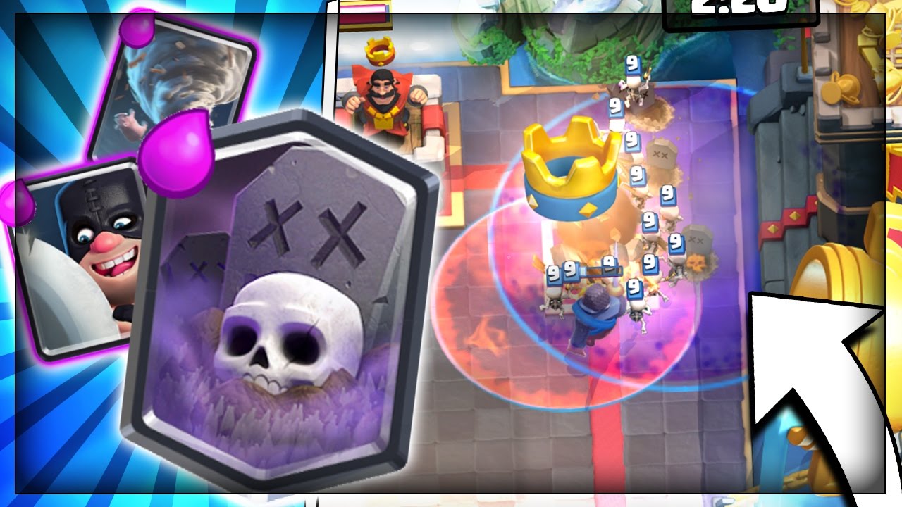 NEW GRAVEYARD POISON DECK FOR LADDER!! 5000 Trophy Legendary Arena 11