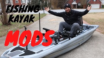 KAYAK MODS | Best updates you can make to your fishing kayak!!! #kayakfishing #kayakmods