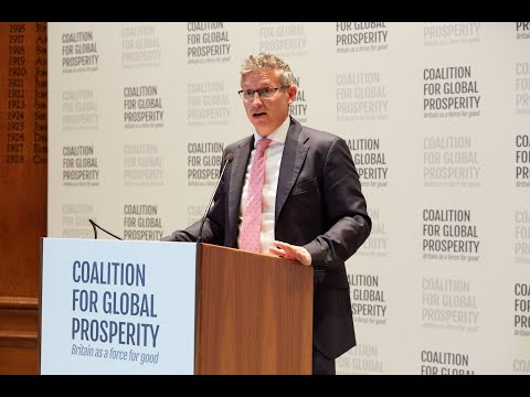 Simon Bishop at the Launch of the Coalition for Global Prosperity