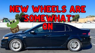 The Acura TL gets Extended Wheel Studs (Acura TL Type S)