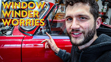 Installing Our Windows Was a DISASTER! | Triumph TR4