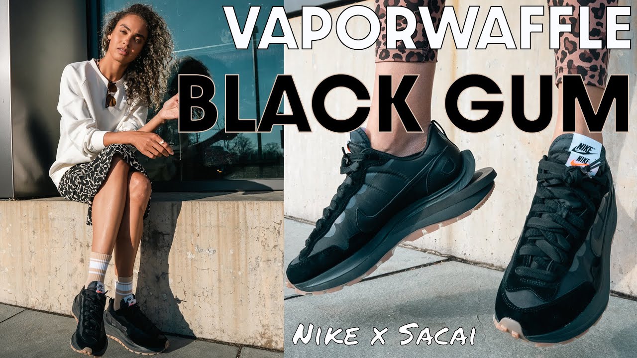 【27.5cm】sacai Nike VaporWaffle Black Gum