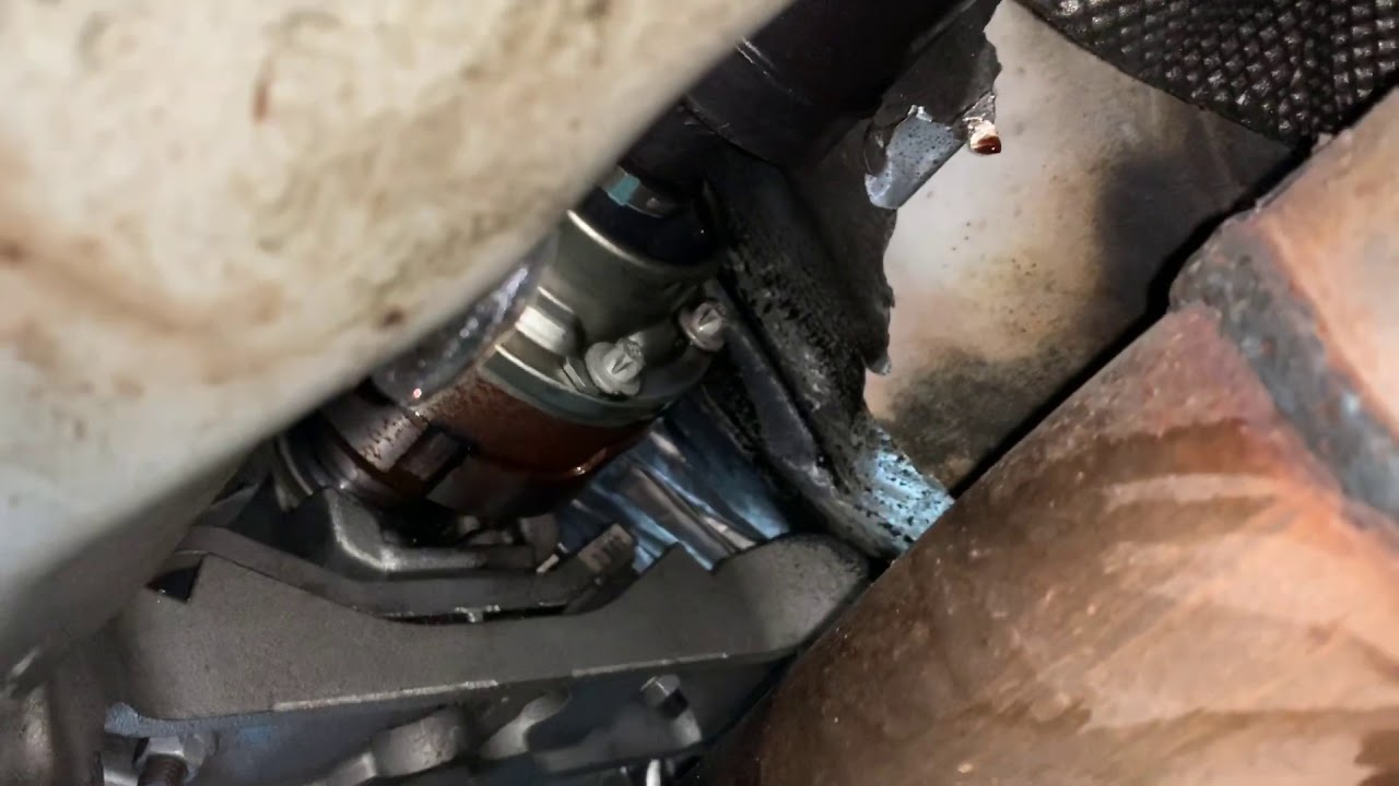 2012 Cadillac CTS-V transmission fluid leaking easy fix - YouTube
