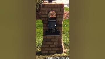 Custom Brick Dual Access Mailbox. #customwork #brickmailbox #masonrywork VA. 757-412-5630.