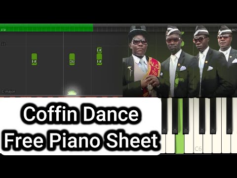 Abdel Piano Youtube - coffin dance sheet music piano roblox