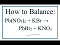 Balancing Chemical Equations Concepts