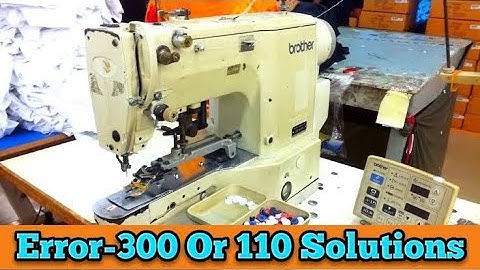 BE 438D !! How To Do Error 300 By 110 Problem Solution // @Tailorhouse2