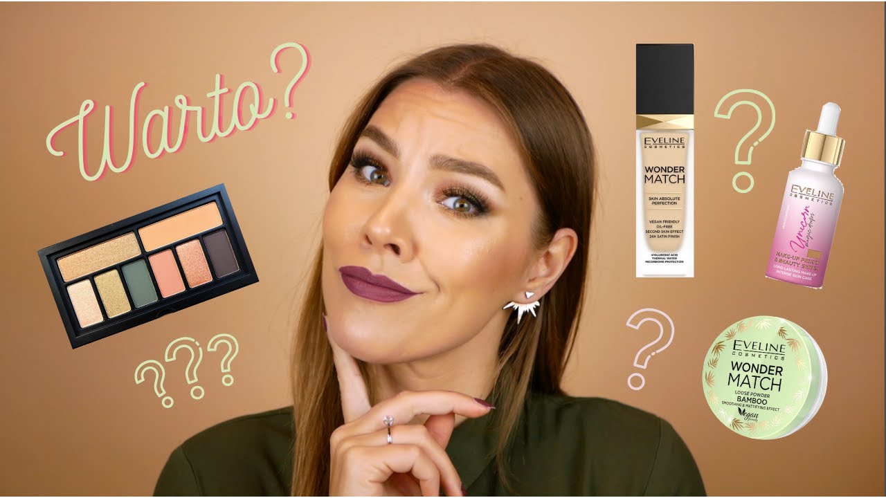 Test NOWOŚCI Eveline! 🔥 Baza, puder i podkład WONDER MATCH oraz paletka Smashbox Cover Shot: Desert!