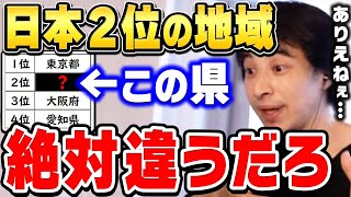 【ひろゆき】※東京の次に価値がある都道府県ランキング※コレ絶対おかしいと思うんだよね。ひろゆきとひげおやじが論争する【ひろゆき切り抜き/ひげおやじ/論破/藤田社長/都道府県】