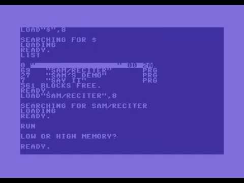 Voice of the Commodore 64: SAM