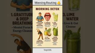 mornig detox🥷🥀 #brainpower #success #psychology #Health #mindset #motivation