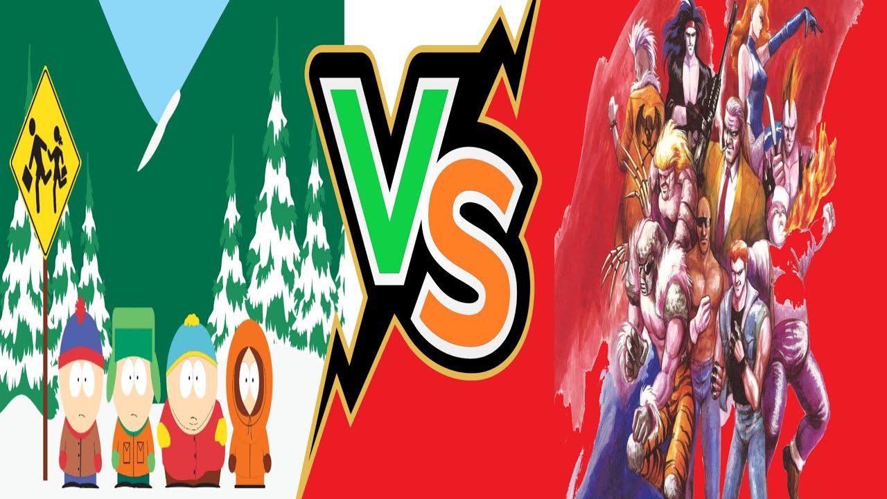 MUGEN Battle Request - Eric Cartman, Stan Marsh, Kyle Broflovski & Kenny VS. Streets Of Rage