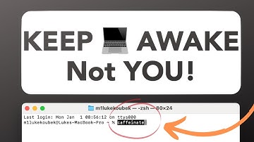 How to Prevent Mac from Sleeping (Easy System Settings & One Click Terminal Command)