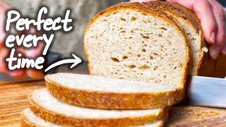 How to shape sandwich bread for a long pan