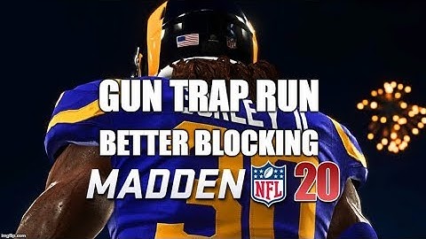 Madden 20 Glitches Cheats and Tips - Gun Trap Run - Better Blocking
