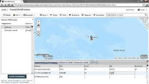 【ArcGIS Online 發布託管的網頁圖層】19.Review addresses in your hosted feature layer - 在託管圖徵圖層中複查住址
