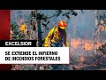 Se extiende el infierno de incendios forestales a 24 estados y 36 áreas naturales protegidas