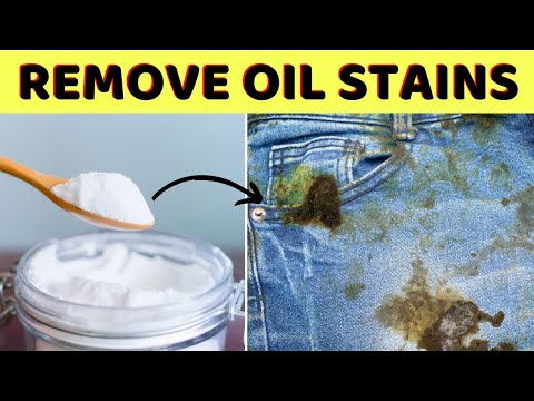 Stain Removal   How To Get Dried Oil Stains Out Of Jeans at Home That Have Been Washed