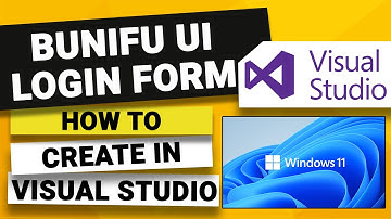 How to create Bunifu UI Login Form C# | Visual Studio | #matribiana
