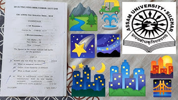 Assam University Bcom Hons 1st Sem Micro Economics Question Paper 📄 2019 | @Navoneet Bhattacharjee