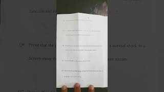 2025-2026 Fluid Dynamics MSc mathematics