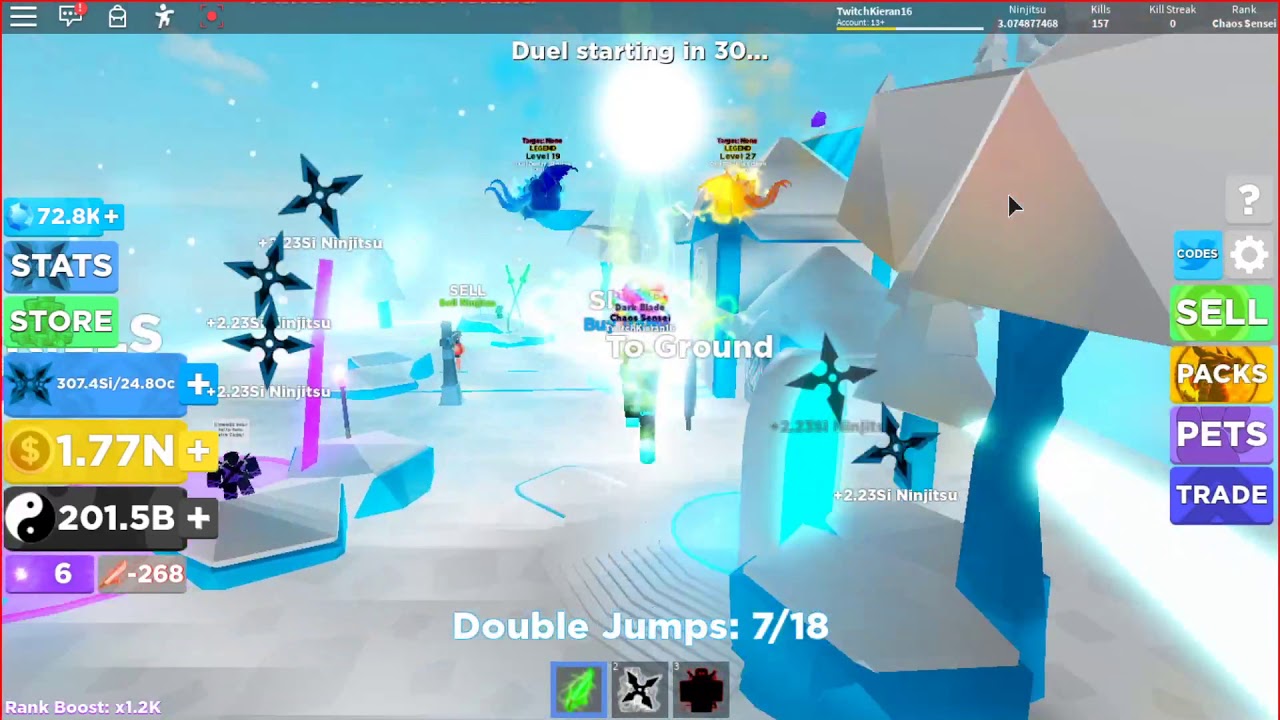 New Roblox Code Duel Arena Ninja Legends Youtube - itemku roblox ninja legend