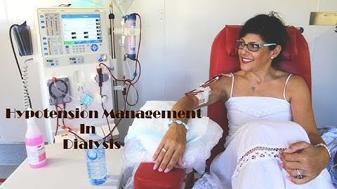 Hypotension Management In Dialysis