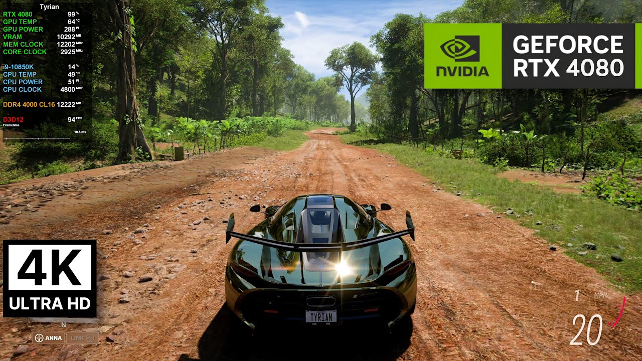 Forza Horizon 5 | RTX 4080 16GB | 4K Maximum Settings - YouTube