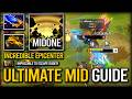 ULTIMATE MID GUIDE By MidOne SAND KING | AGHS SCEPTER ITEM BUILD | INCREDIBLE EPICENTER 7.41a DOTA 2