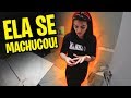 PRIMEIRO ACIDENTE NA CASA NOVA! (Bruna se machucou)