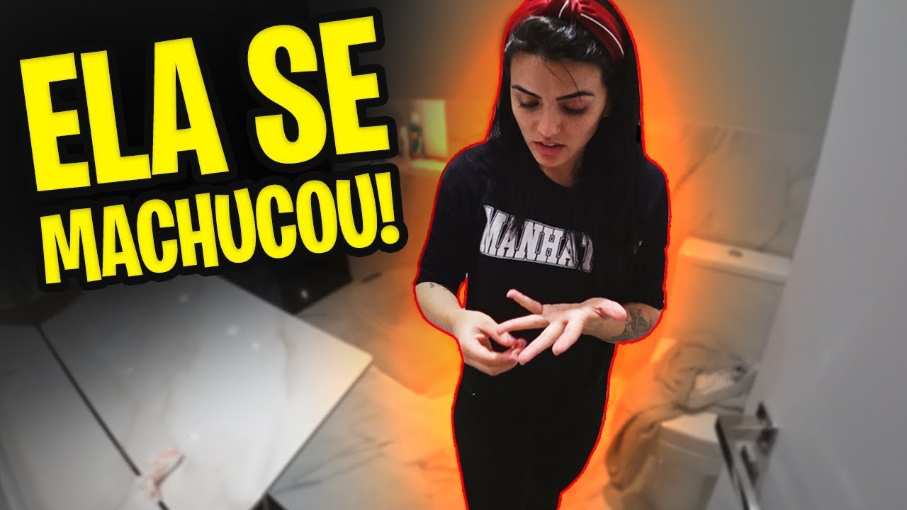 lucas lira salles PRIMEIRO ACIDENTE NA CASA NOVA! (Bruna se machucou)