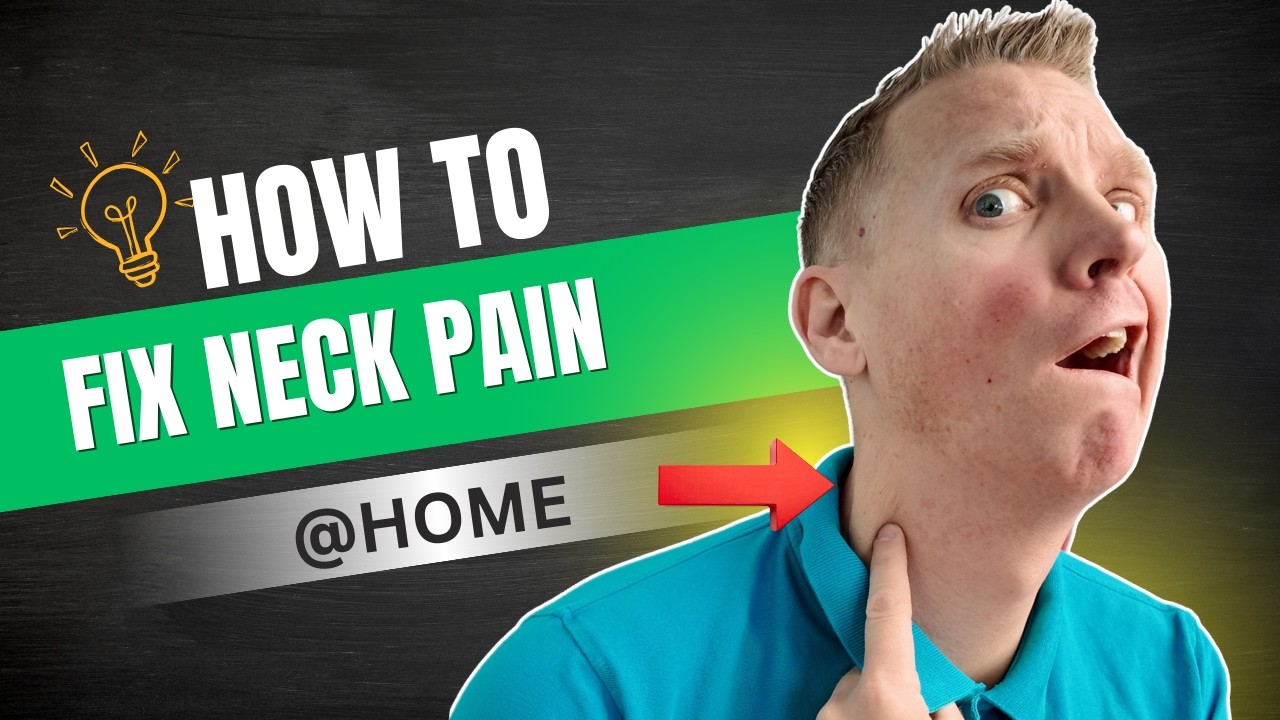 How To Fix Upper Back & Neck Pain Away @HOME - YouTube