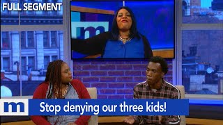 I didn't cheat...Stop denying our three kids! | The Maury Show