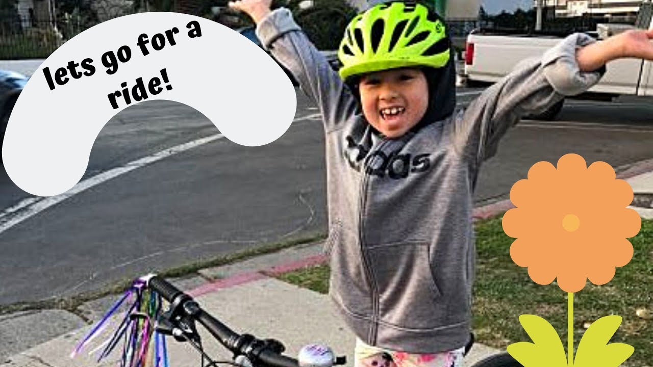 8 year old riding her Trek Wahoo 20 mountain bike at her secret spot