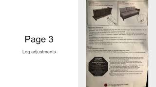 Brookbury Patio furniture Assembly Instructions