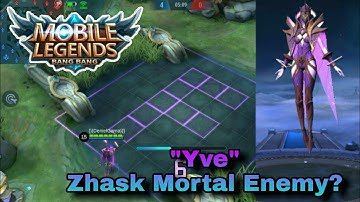 New Hero "Yve" || Zhask Mortal Enemy || Mobile Legends: Bang Bang