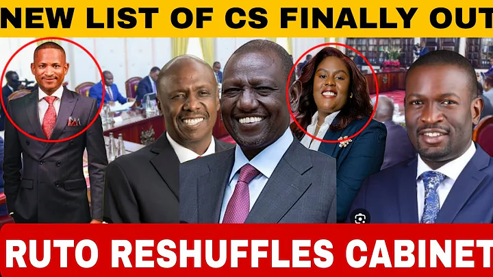 BREAKING NEWS!RUTO RESHUFFLES CABINET AS NEW LIST OF CS IS FINALLY OUT~WINNIE & BABU OWINO SELECTED