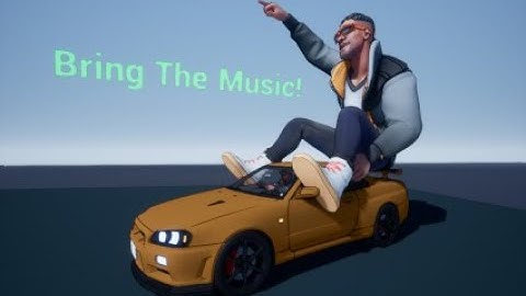 16 - Music Player - Part 2.  Creating the Animated UI (UE5 Vehicle Tutorial)