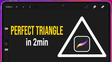 How To Make A PERFECT Triangle In Procreate - Procreate Tutorial For Beginners
