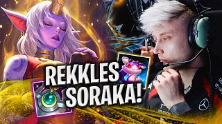 REKKLES IS A BEAST WITH SORAKA IN KOREA SOLOQ! | T1 Rekkles Plays Soraka Support vs Karma!