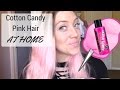 How to get PINK HAIR at home: Manic Panic Cotton Candy Pink