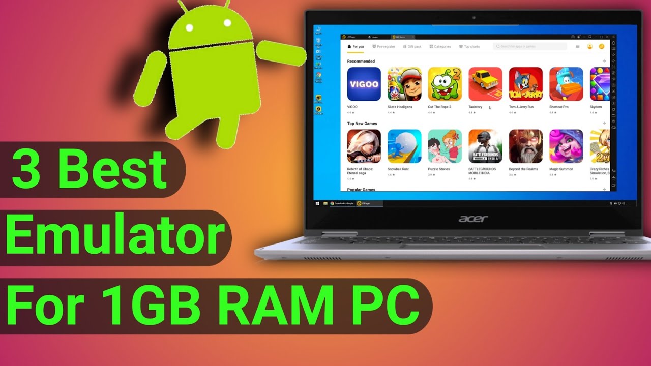 Best Emulator For Low End PC Best Emulator For GB RAM PC How To Play Games In Low End PC