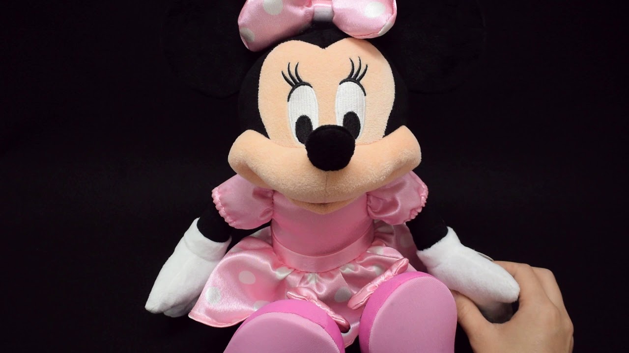Us Disneystore ディズニーストア Talking Minnie Mouse トーキングミニーマウス Plush ぬいぐるみ 40cm Youtube