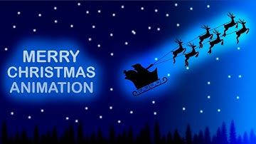 CSS Only Animated Background Effects | Html CSS Christmas Animation